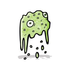 cartoon slime monster N2