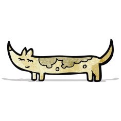 cartoon little dog N27