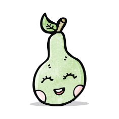 Cartoon Pear N13