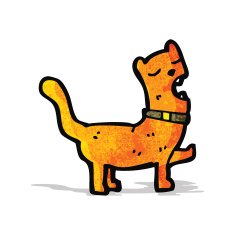 funny cartoon cat N62