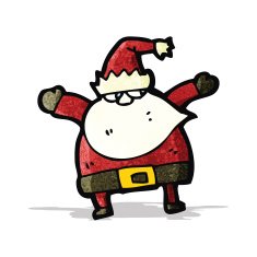 Cartoon Santa Claus N117