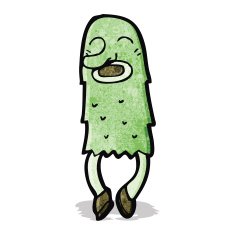 Cartoon Hairy Monster N19