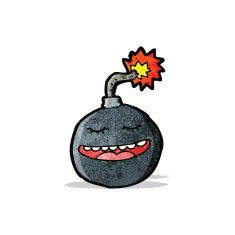 Cartoon Bomb N17