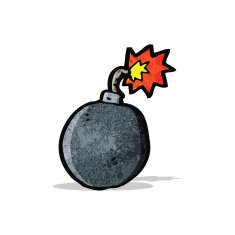 Cartoon Bomb N19