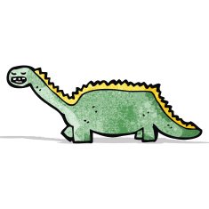 cartoon dinosaur N37