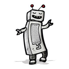 Cartoon Robot N58