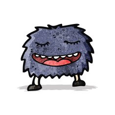 Cartoon monster N35