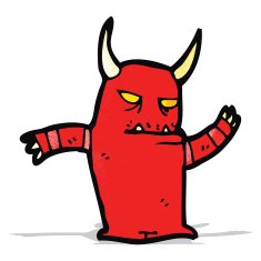 Cartoon monster N37