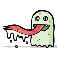 cartoon spooky ghost N35
