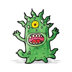 cartoon alien monster N11