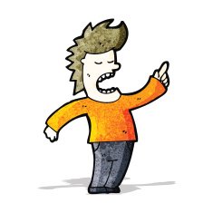 cartoon talking man N15