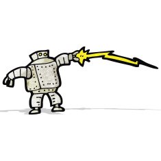 Cartoon Robot N62