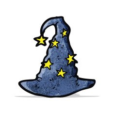 Cartoon Wizard Hat N2