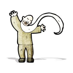 cartoon bearded man N11