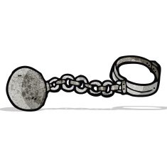 Cartoon Ball And Chain N2