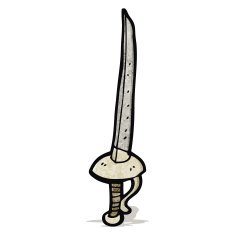 Cartoon Sword N21