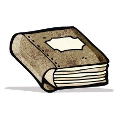 cartoon old book N3