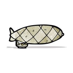 cartoon zeppelin N2