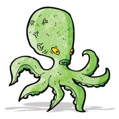 giant octopus cartoon