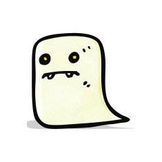 Cartoon Ghost N77