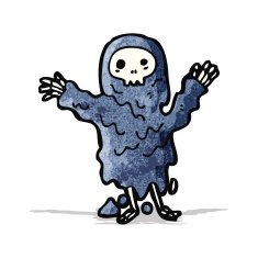 spooky ghoul cartoon character