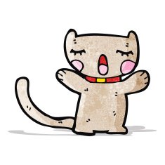 cartoon singing cat N2