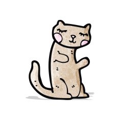 Cartoon Cat N131