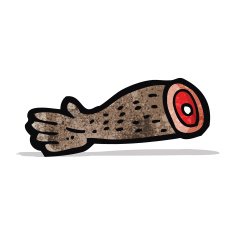 Cartoon Severed Arm N4