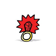 magic ruby ring cartoon