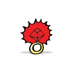 magic ruby ring cartoon N3