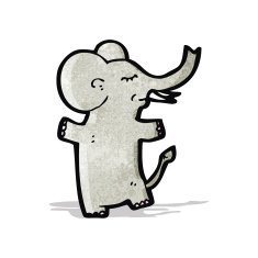 Cartoon Elephant N47