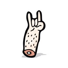 Cartoon Severed Arm N8