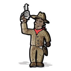 Cartoon Cowboy N14
