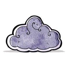 thundercloud cartoon symbol N2
