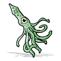 Cartoon Octopus N35