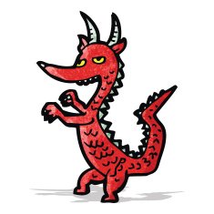 cartoon little dragon N2