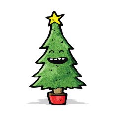 Cartoon Christmas Tree N36