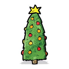 Cartoon Christmas Tree N37