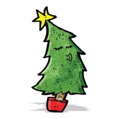 Cartoon Christmas Tree N39