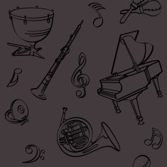 Musical Seamless Background