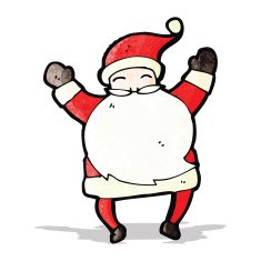 Cartoon Santa Claus N124