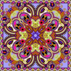 Traditional ornamental floral paisley bandanna N200