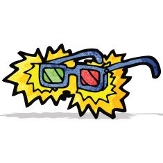 3D Glasses Cartoon N2