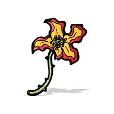 cartoon rare flower