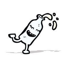 milk bottle cartoon character