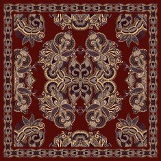 Traditional ornamental floral paisley bandanna N274