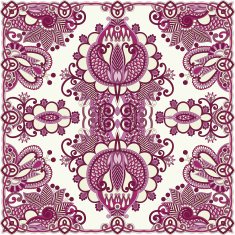 Traditional ornamental floral paisley bandanna N278