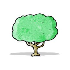Cartoon Tree N105