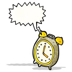 ringing alarm clock cartoon N2