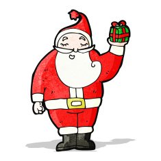 Cartoon Santa Claus N128